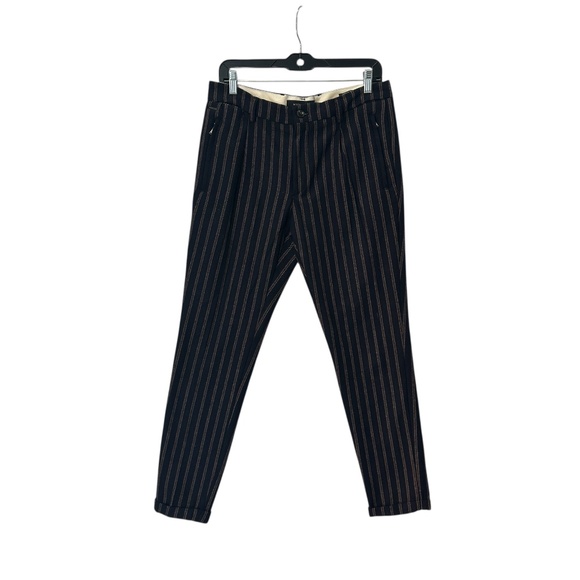 Scotch & Soda Blake Blue Striped Tapered Leg Pants Size W 29/ L 32 - Picture 1 of 11